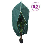 Cubiertas para plantas con cremallera 2 uds 70 g/m² 3,93x3,5 m v5836 Vetonek