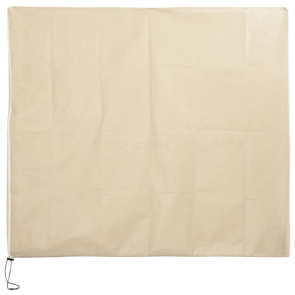 Cubiertas para plantas con cremallera 4 uds 70 g/m² 3,93x3,5 m - Vetonek