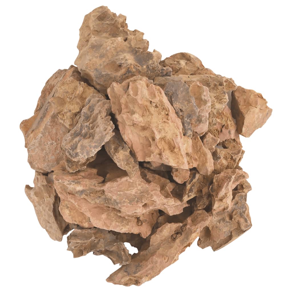 Piedras de dragón marrón 25 kg 1-10 cm vidaXL