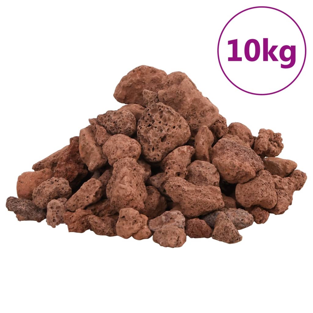 Rochas vulcânicas vermelhas Vetonek 10 kg 1-2 cm
