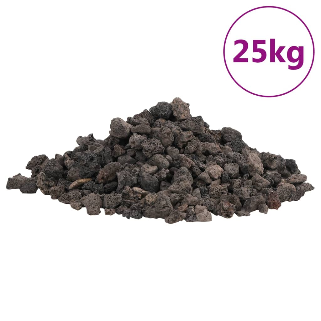 Rocas volcánicas negras 10 kg 1-2 cm