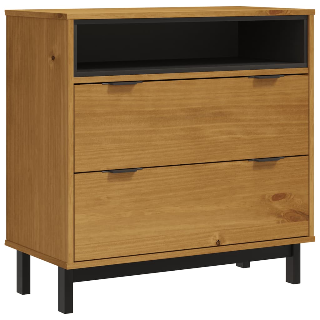 Vetonek Cómoda FLAM madera maciza de pino 80x40x80 cm