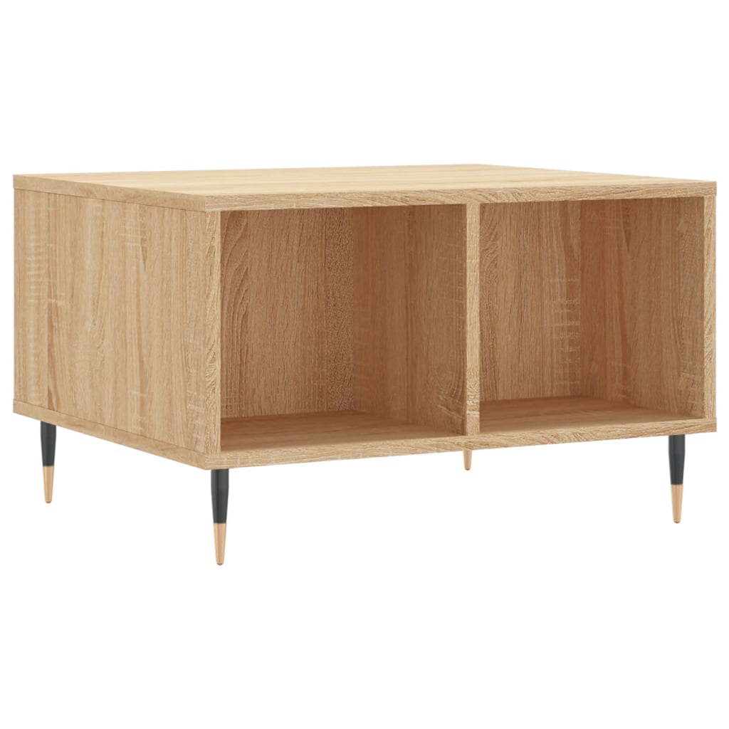 Mesa de centro madera roble Sonoma 60x50x36,5 cm - Vetonek