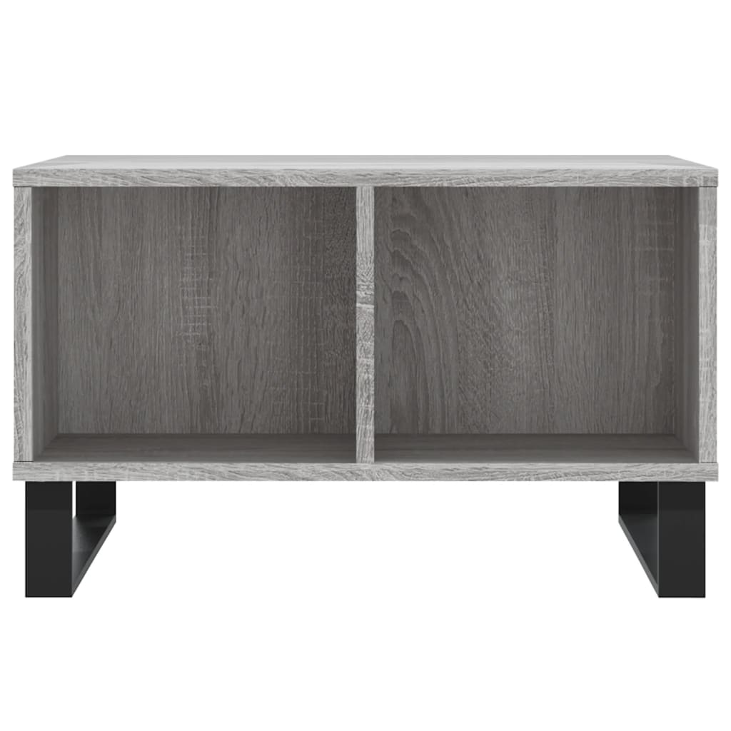 Mesa de centro madera gris Sonoma 60x50x36,5 cm vidaXL