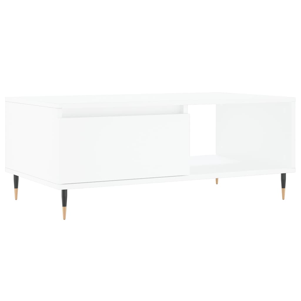 Mesa de centro madera blanco 90x50x36,5 cm vidaXL