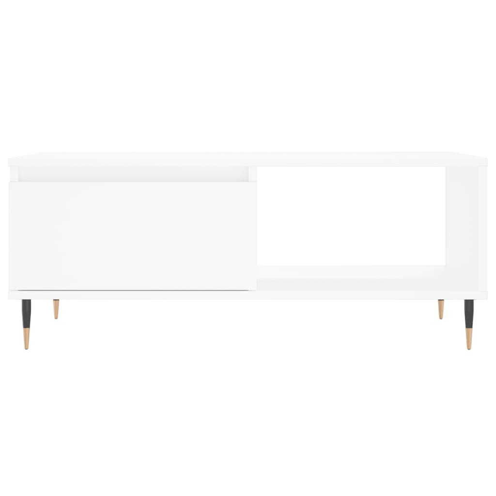 Mesa de centro madera blanco 90x50x36,5 cm vidaXL