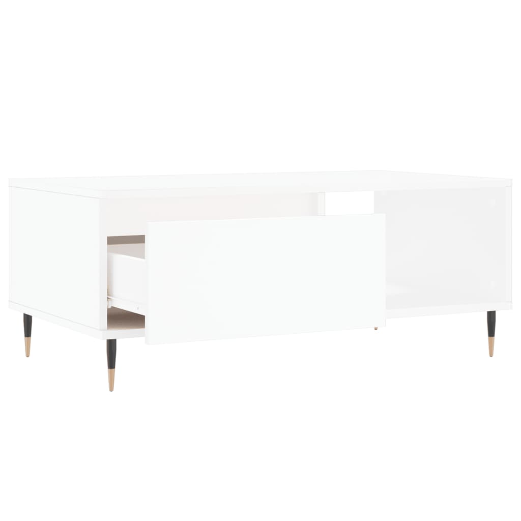 Mesa de centro madera blanco 90x50x36,5 cm vidaXL