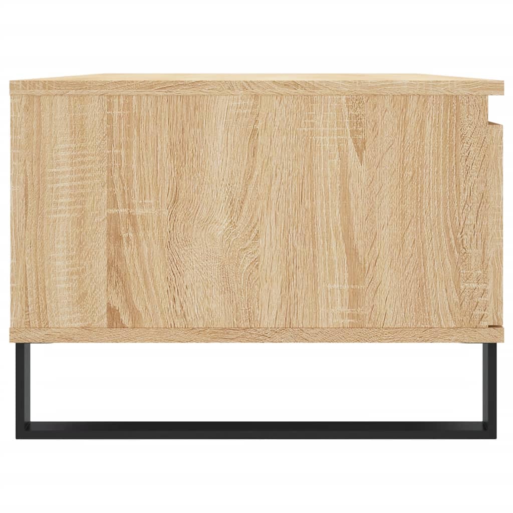 Mesa de centro madera roble Sonoma 90x50x36,5 cm vidaXL