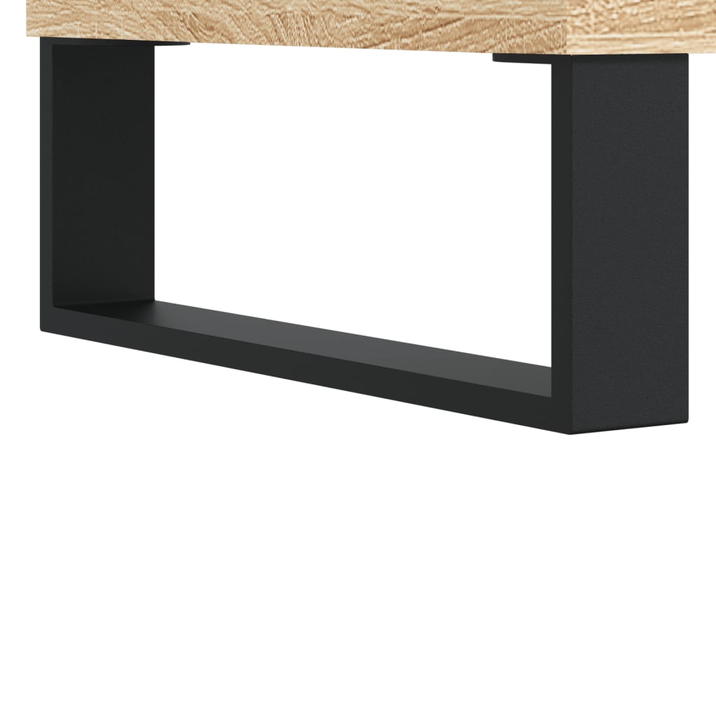 Mesa de centro madera roble Sonoma 90x50x36,5 cm vidaXL