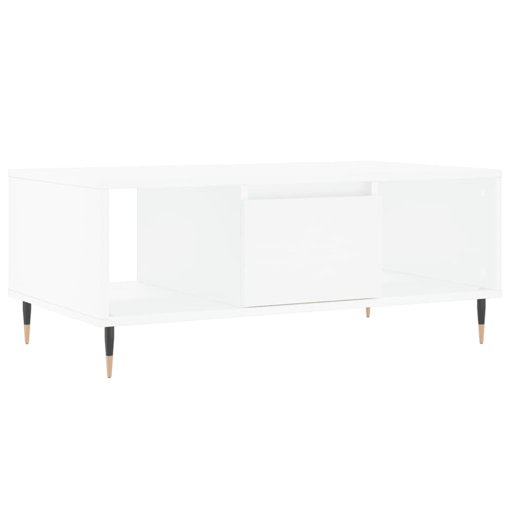 Mesa de centro madera blanco 90x50x36,5 cm vidaXL