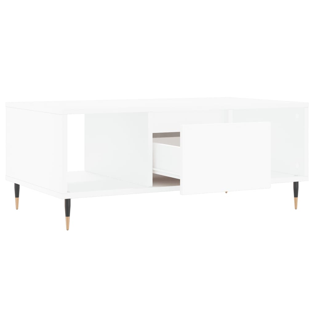 Mesa de centro madera blanco 90x50x36,5 cm vidaXL