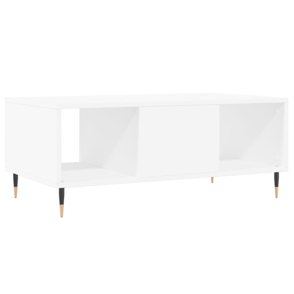 Mesa de centro madera blanco 90x50x36,5 cm vidaXL