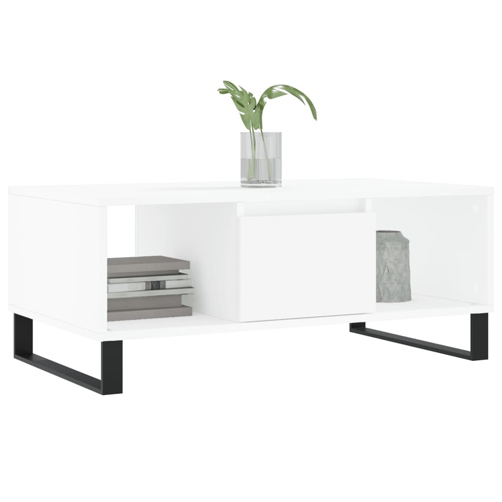 Mesa de centro blanca 90x50x36,5 cm vidaXL