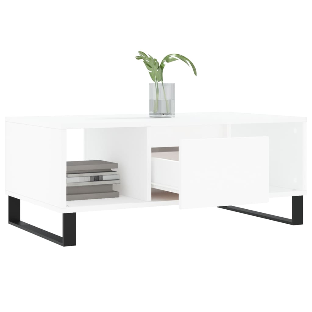 Mesa de centro blanca 90x50x36,5 cm vidaXL