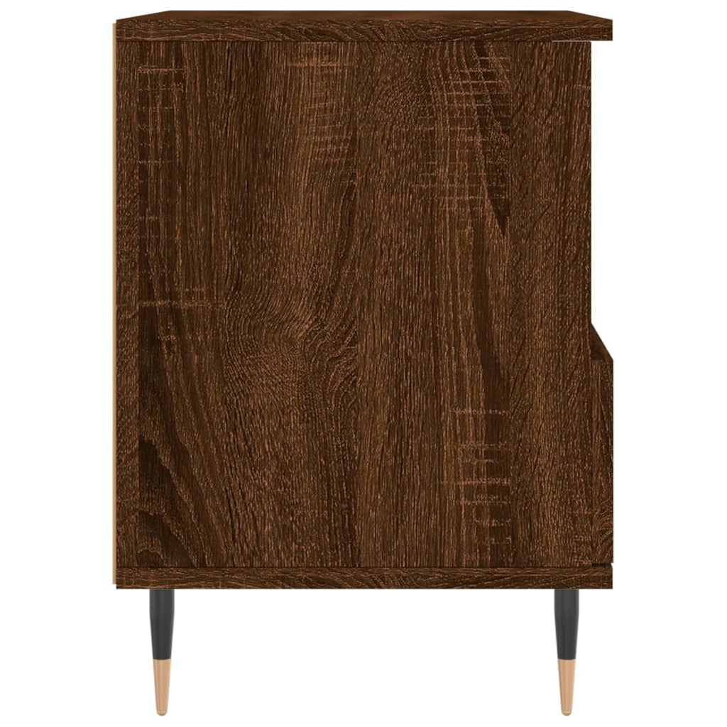 Mesitas noche 2 uds madera sintetizada Nexus marrón roble 40x35x50 cm vidaXL