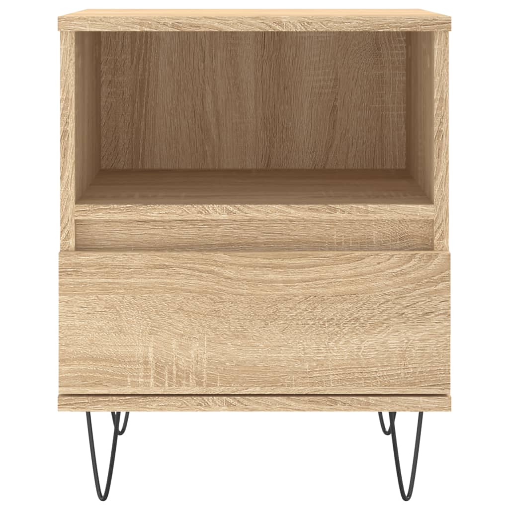 Mesitas noche 2 uds madera sintetizada Nexus roble Sonoma 40x35x50 cm vidaXL