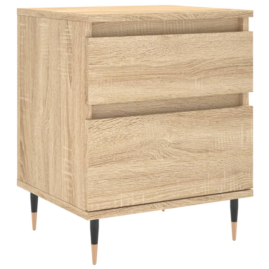 Mesitas noche 2 uds madera sintetizada Nexus roble Sonoma 40x35x50 cm vidaXL