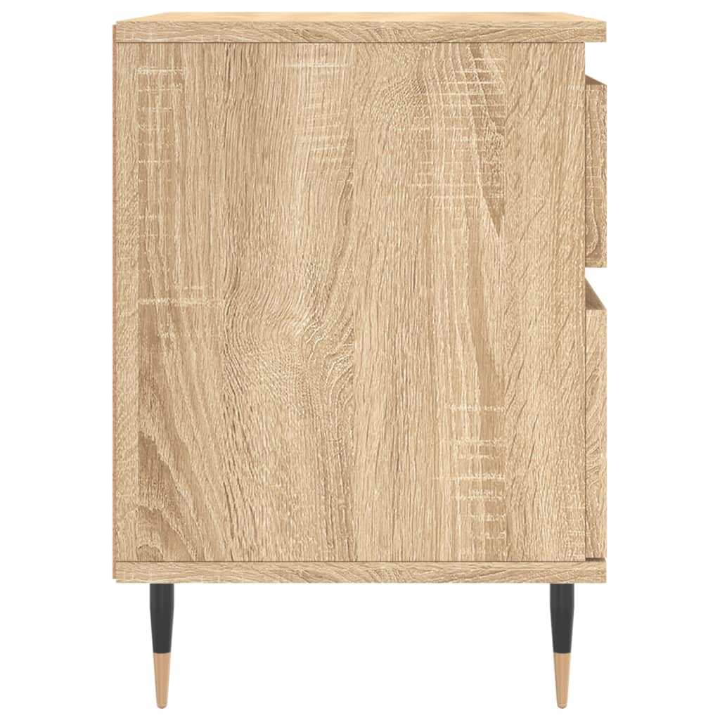 Mesitas noche 2 uds madera sintetizada Nexus roble Sonoma 40x35x50 cm vidaXL