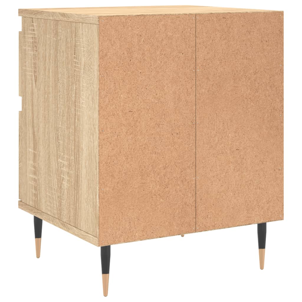 Mesitas noche 2 uds madera sintetizada Nexus roble Sonoma 40x35x50 cm vidaXL