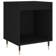 Tables de chevet 2 pcs bois d'ingénierie noir 40x35x50 cm - Vetonek