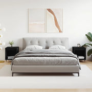 Tables de chevet 2 pcs bois d'ingénierie noir 40x35x50 cm v0861 Vetonek