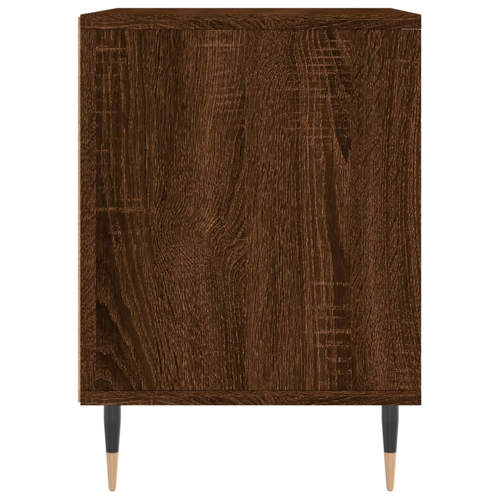 Mesitas noche 2 uds madera sintetizada Nexus marrón roble 40x35x50 cm vidaXL