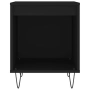 Tables de chevet 2 pcs bois d'ingénierie noir 40x35x50 cm v1028 - Vetonek