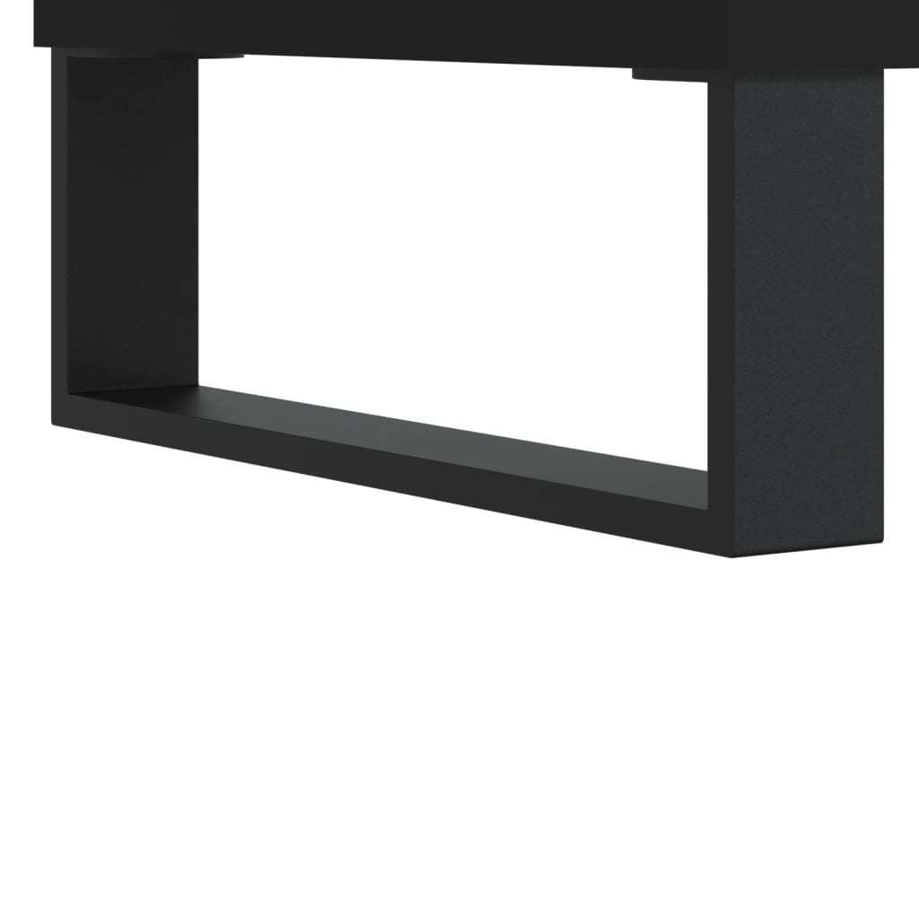 Mesas de centro 2 uds madera de ingeniería negro 50x46x35 cm vidaXL