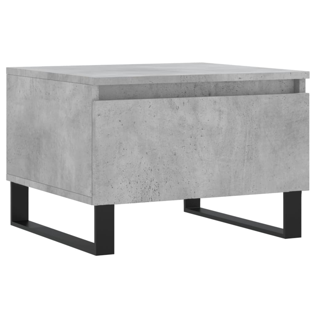 Mesas centro 2 uds madera sintetizada Nexus gris hormigón 50x46x35 cm vidaXL