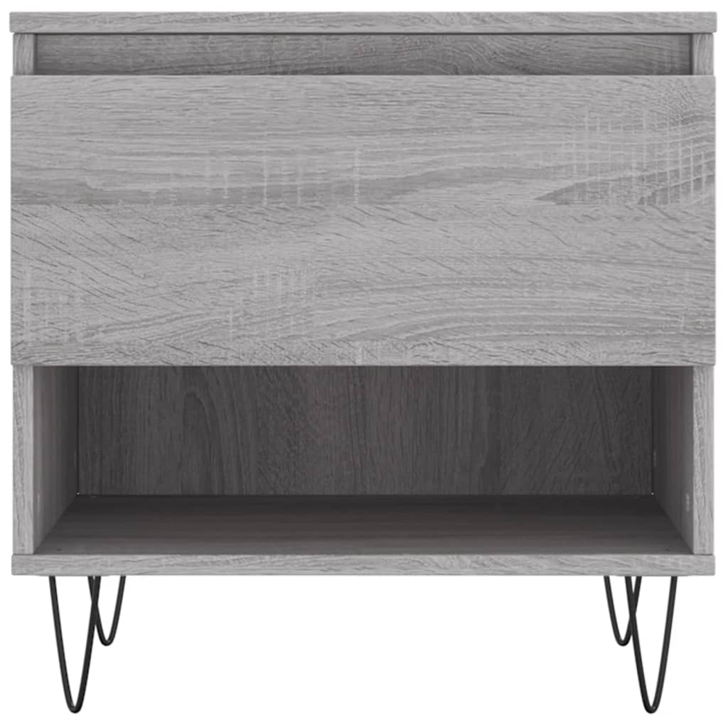 Mesas de centro 2 uds madera sintetizada Nexus gris Sonoma 50x46x50 cm vidaXL