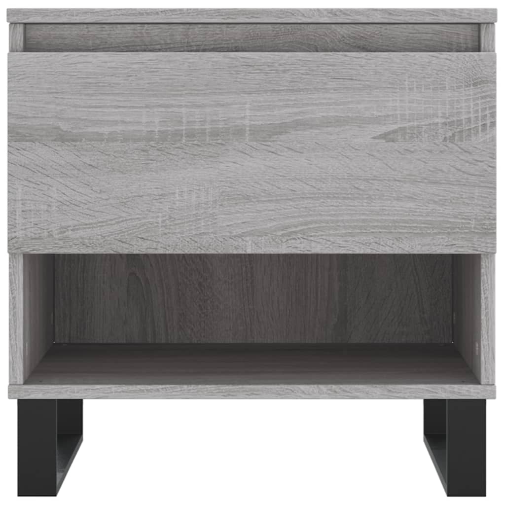 Mesas de centro 2 uds madera sintetizada Nexus gris Sonoma 50x46x50 cm vidaXL