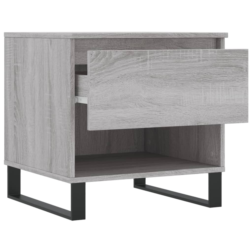 Mesas de centro 2 uds madera sintetizada Nexus gris Sonoma 50x46x50 cm vidaXL