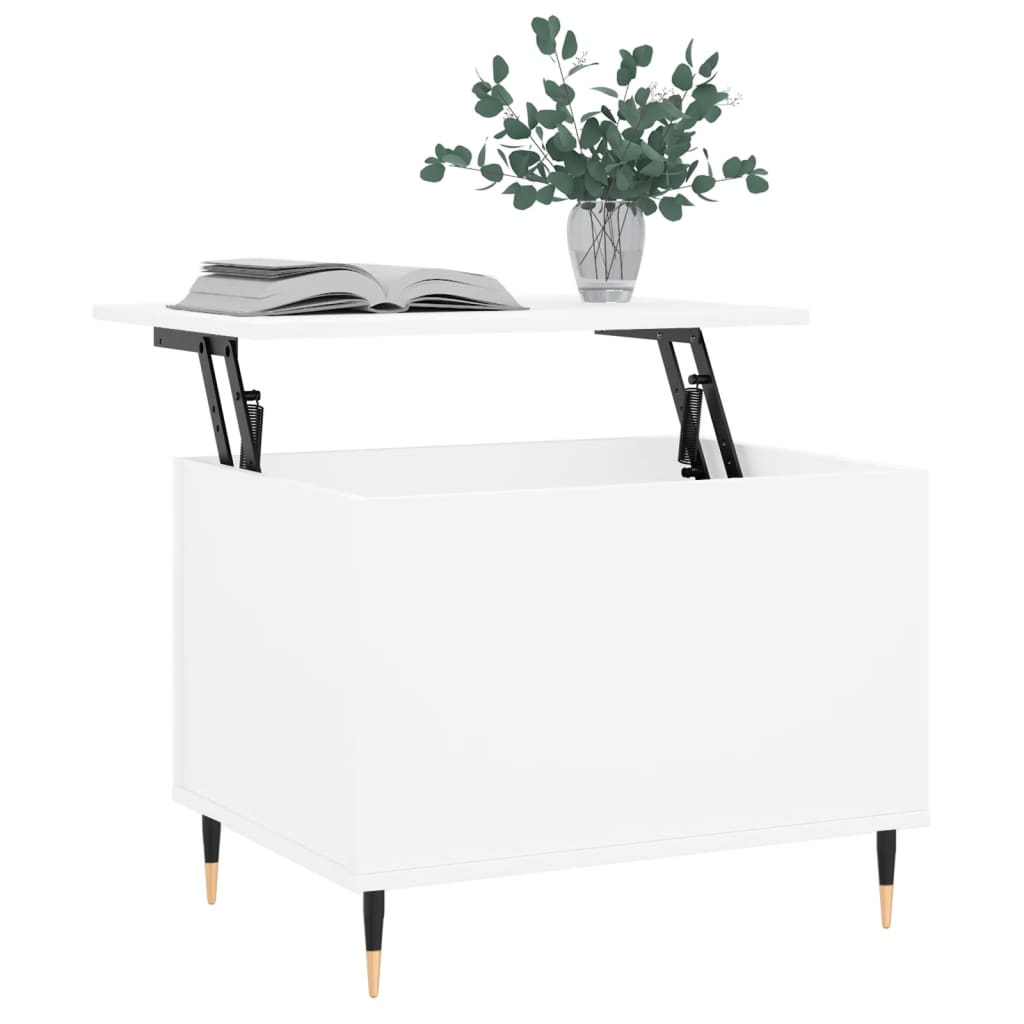 Mesa de centro madera blanco 60x44,5x45 cm vidaXL