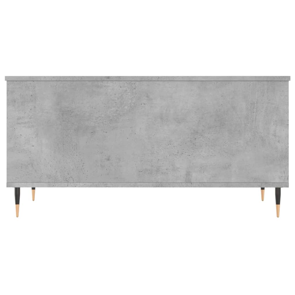 Mesa de centro madera contrachapada gris hormigón 90x44,5x45 cm vidaXL