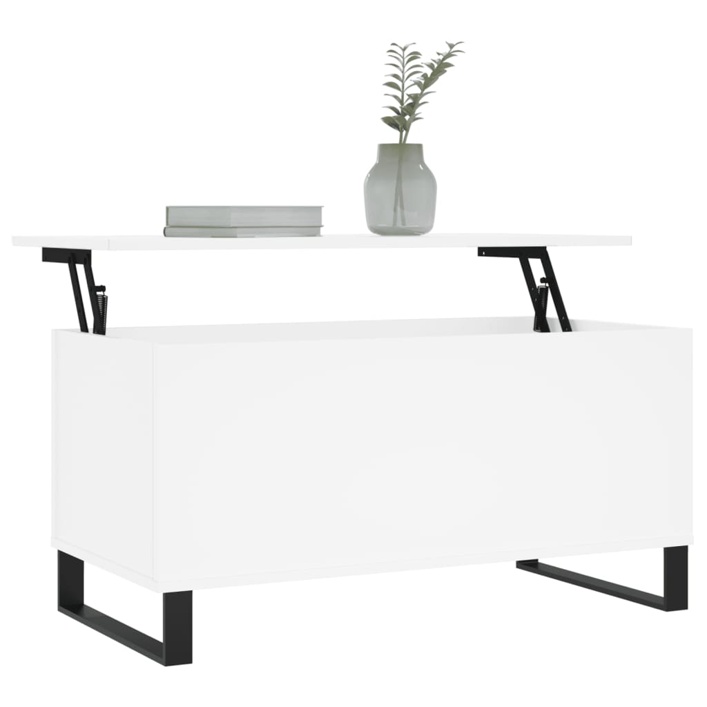 Mesa de centro madera blanco 90x44,5x45 cm vidaXL