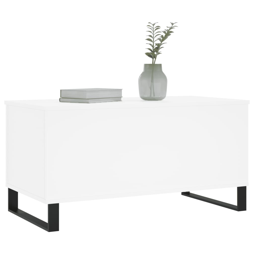 Mesa de centro madera blanco 90x44,5x45 cm vidaXL