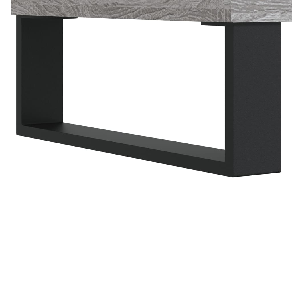 Mesa de centro madera gris Sonoma 90x49x45 cm vidaXL