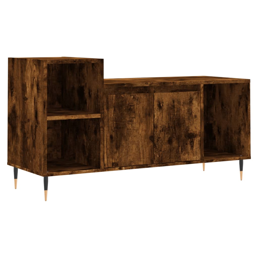 Mueble para TV madera roble ahumado 100x35x55 cm vidaXL