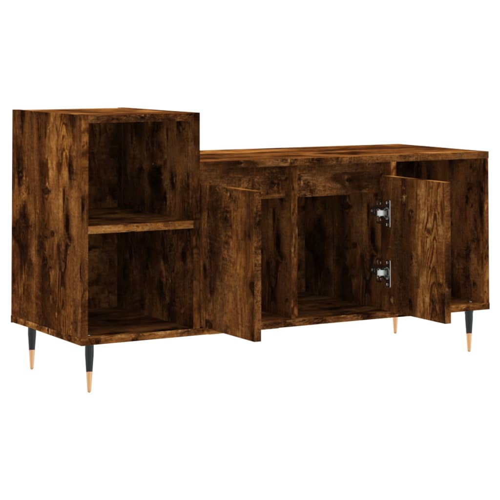 Mueble para TV madera roble ahumado 100x35x55 cm vidaXL