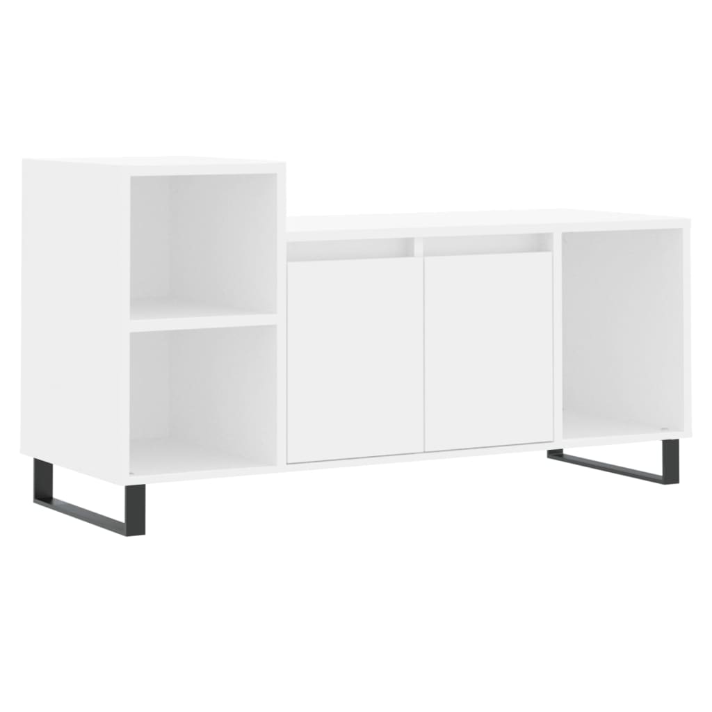 Mueble para TV madera blanco 100x35x55 cm vidaXL