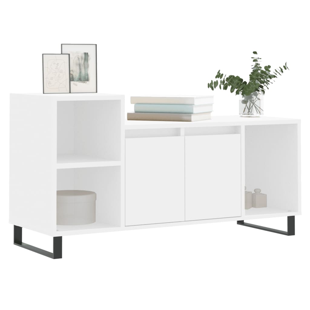 Mueble para TV madera blanco 100x35x55 cm vidaXL