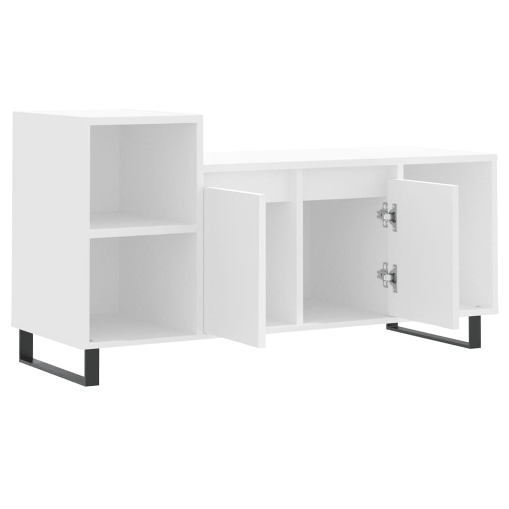 Mueble para TV madera blanco 100x35x55 cm vidaXL