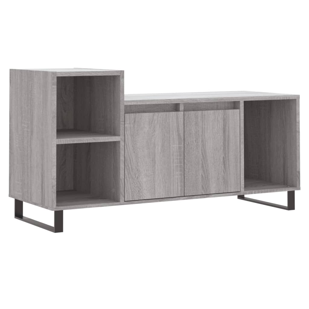 Mueble de TV madera gris Sonoma 100x35x55 cm vidaXL