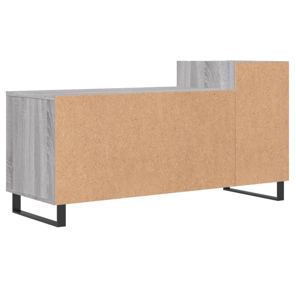 Mueble de TV madera gris Sonoma 100x35x55 cm vidaXL