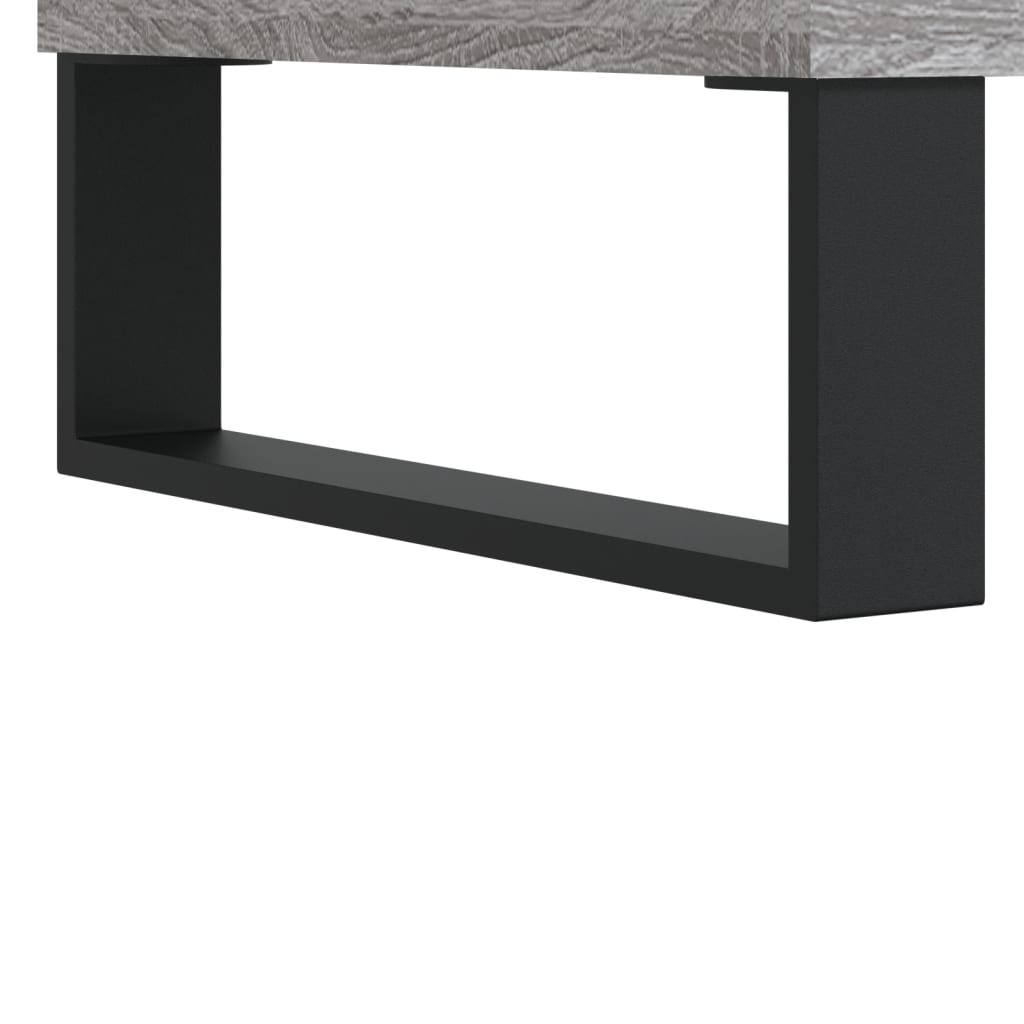 Mueble de TV madera gris Sonoma 100x35x55 cm vidaXL