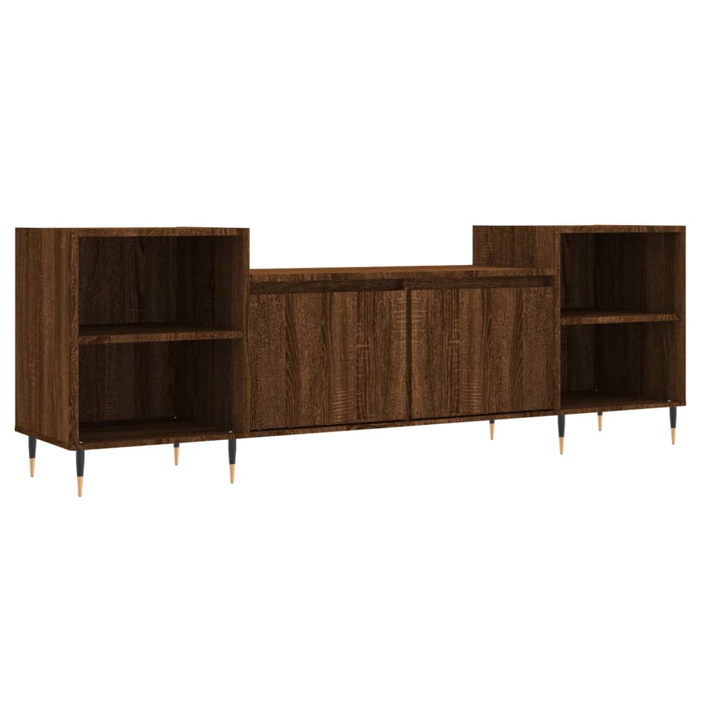 Mueble para TV madera marrón roble 160x35x55 cm vidaXL