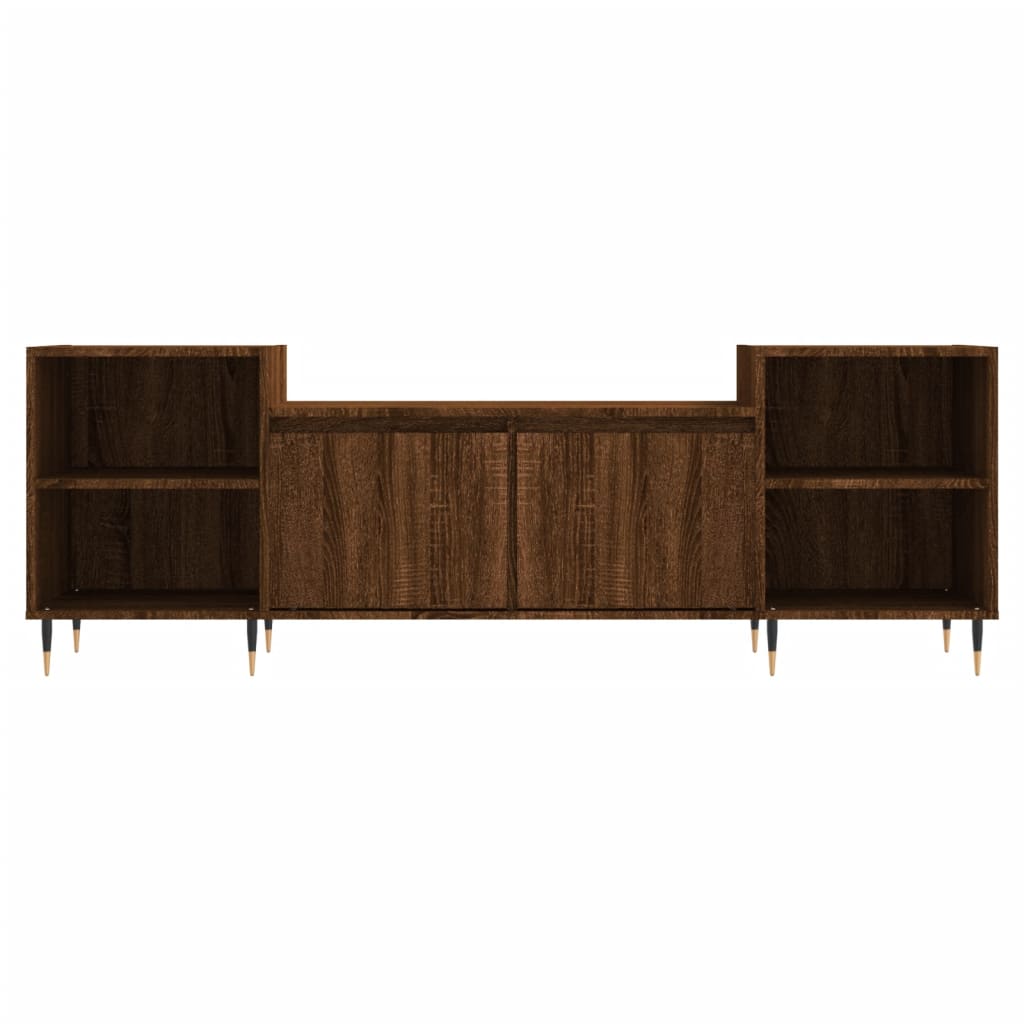 Mueble para TV madera marrón roble 160x35x55 cm vidaXL