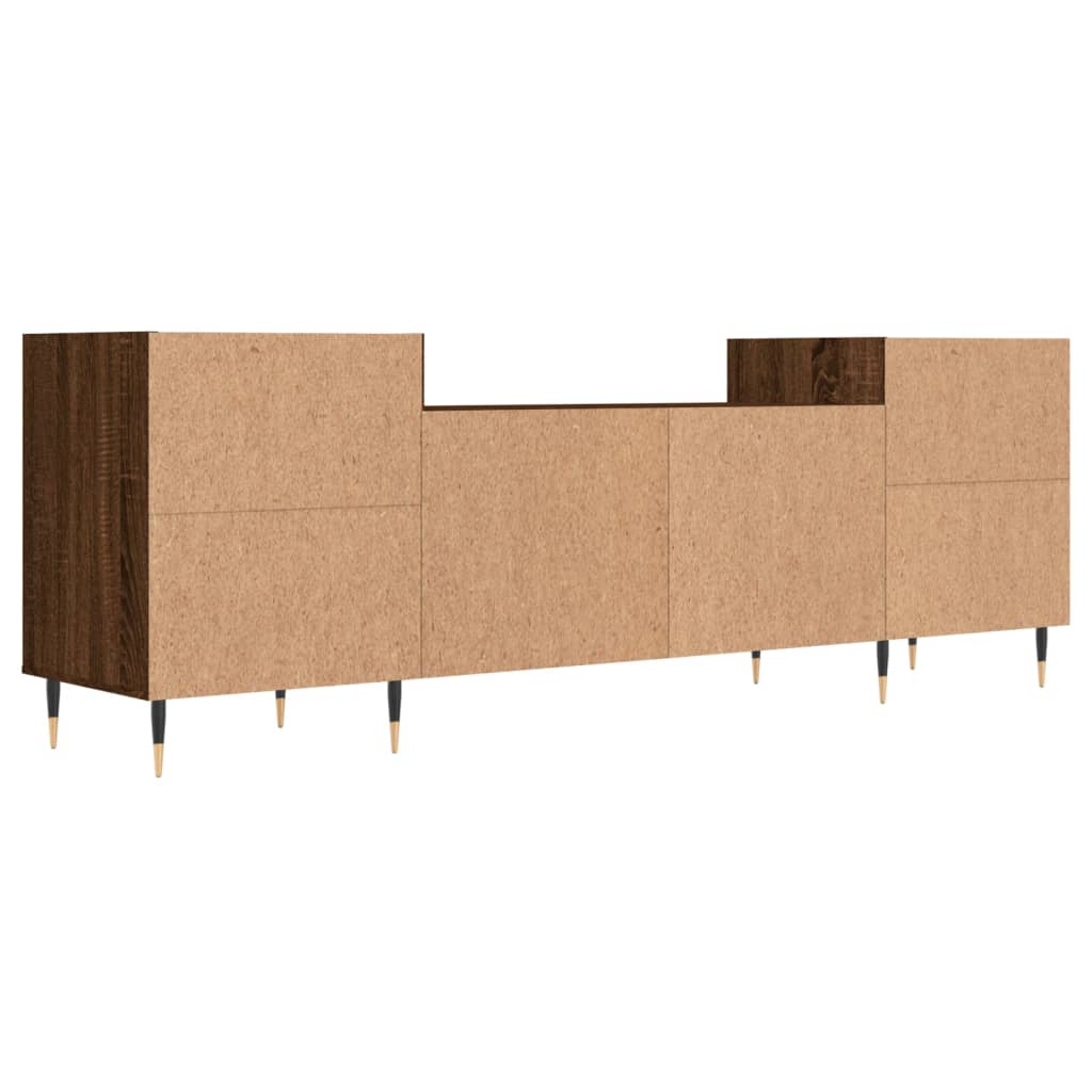 Mueble para TV madera marrón roble 160x35x55 cm vidaXL