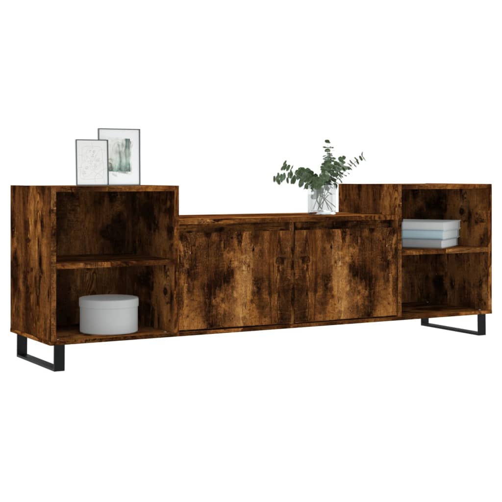 Mueble para TV madera roble ahumado 160x35x55 cm vidaXL