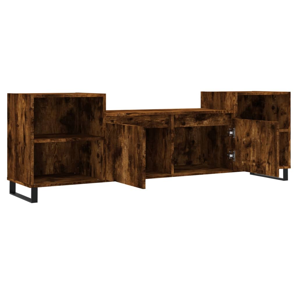 Mueble para TV madera roble ahumado 160x35x55 cm vidaXL